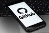 смартфон, логотип, GitHub, клавіатура