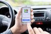 Смартфон, Google Maps, автомобіль, руки