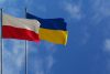 Прапори, Польща, Україна, небо
