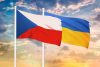 Україна, Чехія, прапори, небо