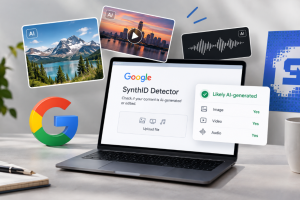 Google відкрила для всіх користувачів SynthID Detector для перевірки ШІ-контенту. Колаж МС.Today