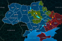 monitor запустив мапу повітряних цілей з оновленням кожні 20 секунд. Фото ШІ