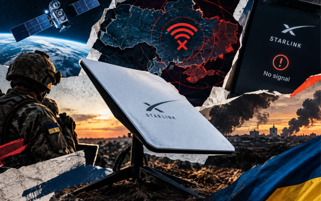 SpaceX обмежила військовий Starlink в Україні: зірвано місії. Колаж МС.Today