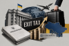 Кабмін схвалив Exit Tax: компанії платитимуть за вивезення активів. Колаж МС.Today